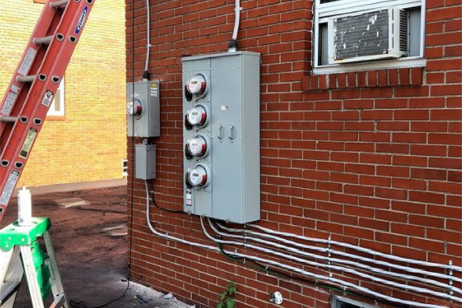 electrical-panel-installed-at-residential-property-exteriors-acworth-ga