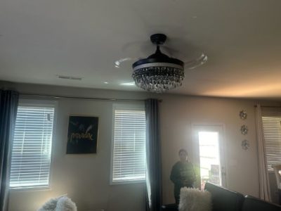 Residential Chandelier Installation